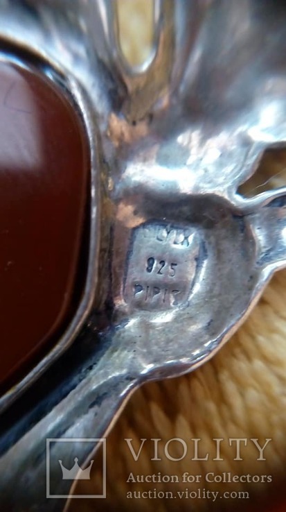 Винтажное серебряное колье от греческой компании PIPIS, numer zdjęcia 11