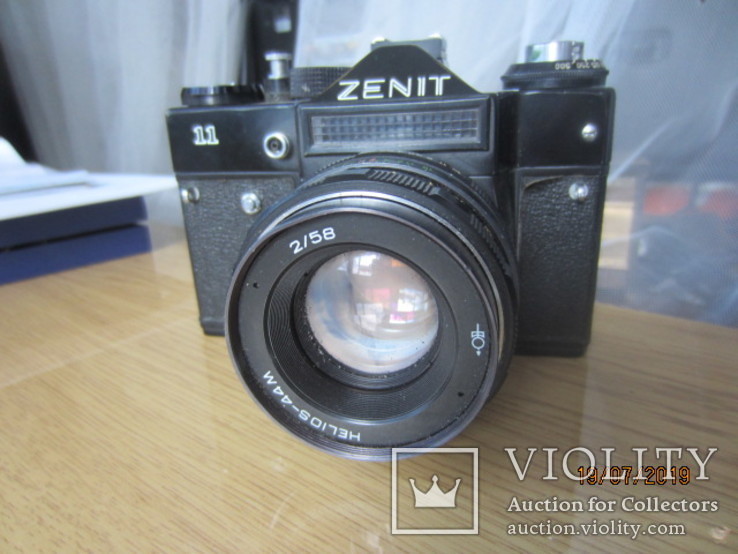 Фотоаппарат zenit 11 c объективом helios-44m-4, фото №3