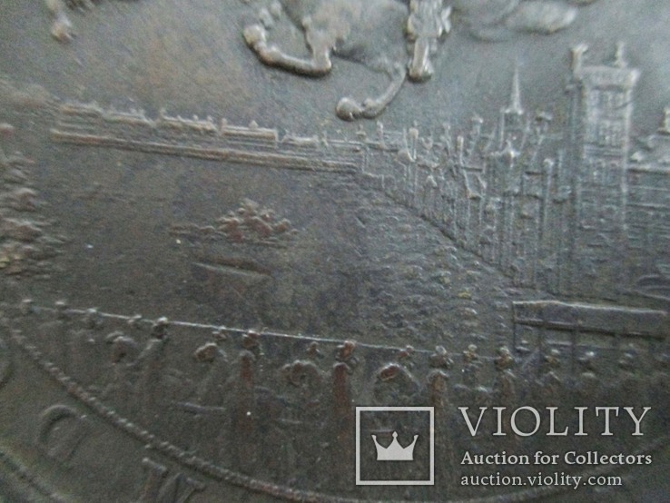Медаль на смерть принца Оранского Вильгельма II - медная копия, фото №9