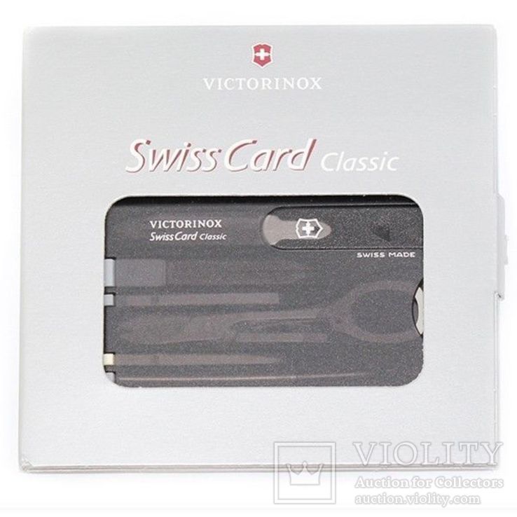 Мультитул Victorinox Swiss Card Classic чёрный (0.7133.T3) + Шагометр Adidas Speed_Cell, фото №8