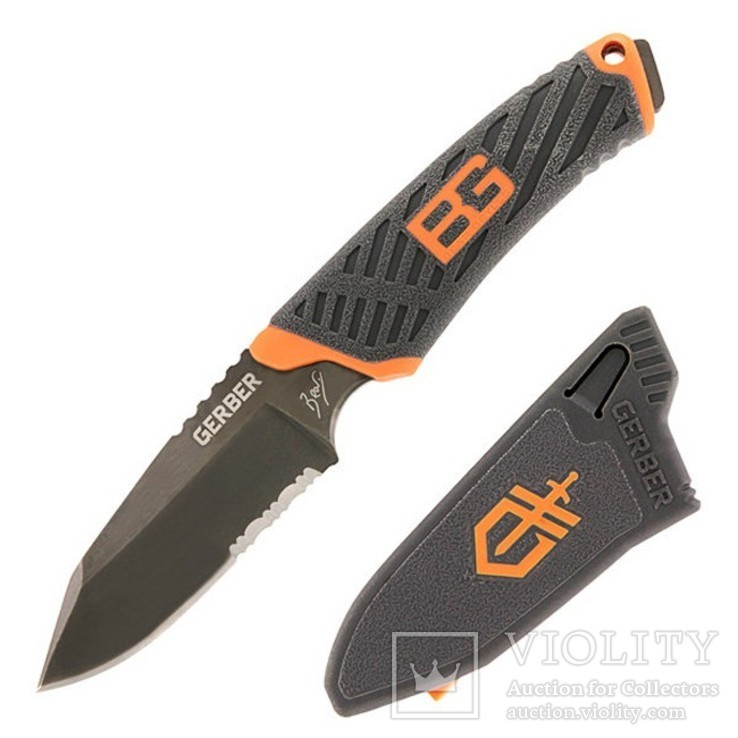 Туристический нож Gerber Bear Grylls Blade (31-001066) + Фитнес браслет Adidas Fit Smart, фото №3