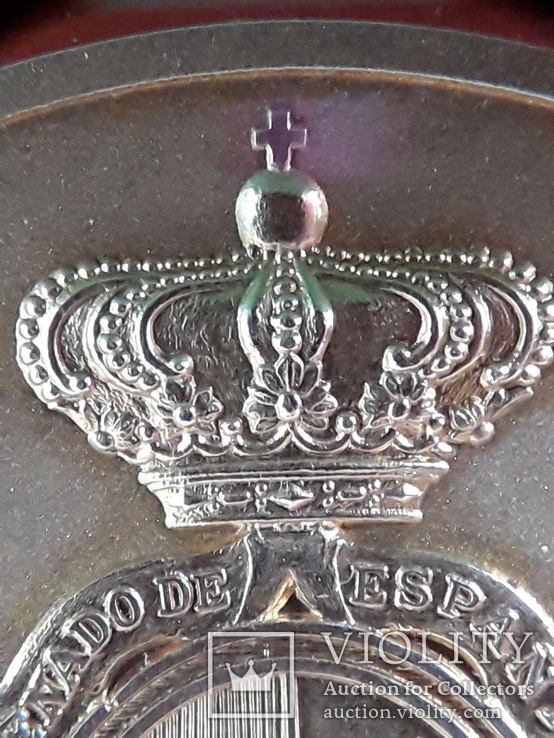 Медаль, золото " Сенат Испании"  подарена генсеку СССР  Черненку К.У, фото №12