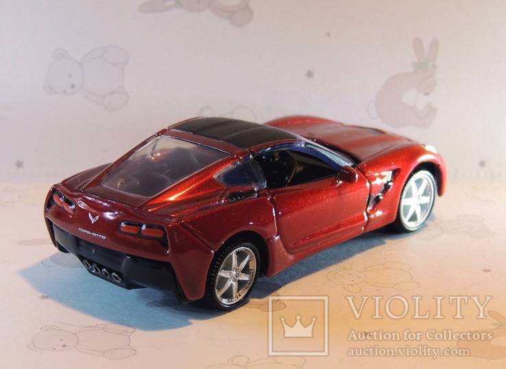 Машинка моделька 2014 Corvette Stingray (Bburago) как новая!, photo number 3