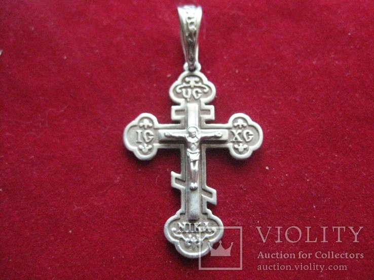 Крестик, крест серебро 5.1 гр. 925 проба, фото №2