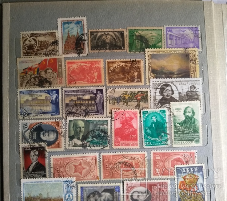 Колекція марок з 1922 по 1964,около 720 шт, фото №7