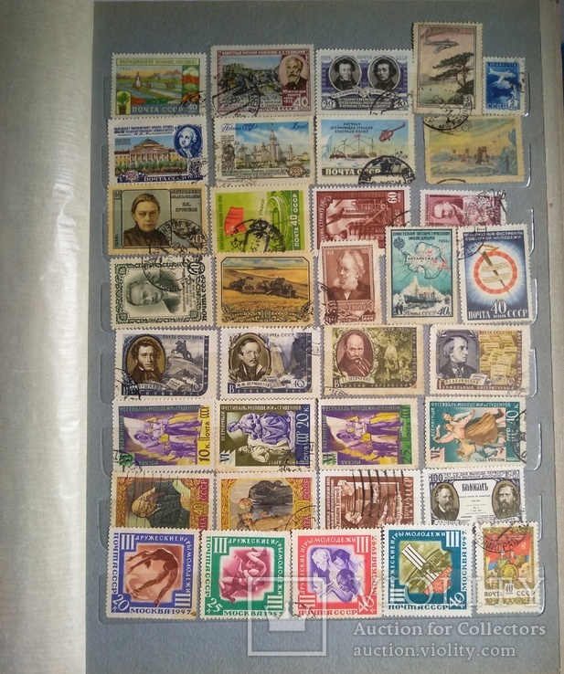 Колекція марок з 1922 по 1964,около 720 шт, фото №9
