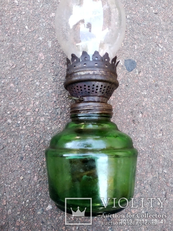 Керосиновая лампа стекло 2, фото №4