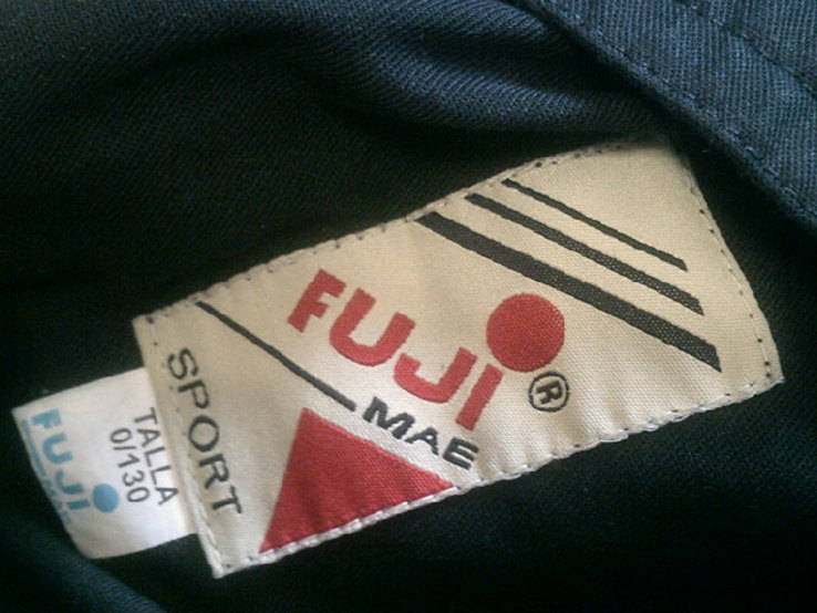 Fuji mae - черное кимоно разм.0/130, numer zdjęcia 8