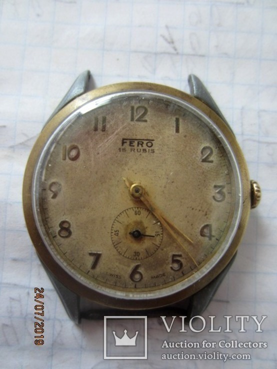 Fero 15 rubis antimagnetic swiss made