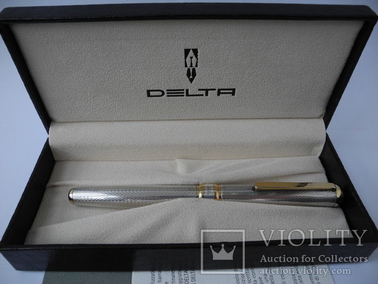 Коллекционная Ручка Delta серебро 925 пр , вес 42 гр ( Италия ), фото №3