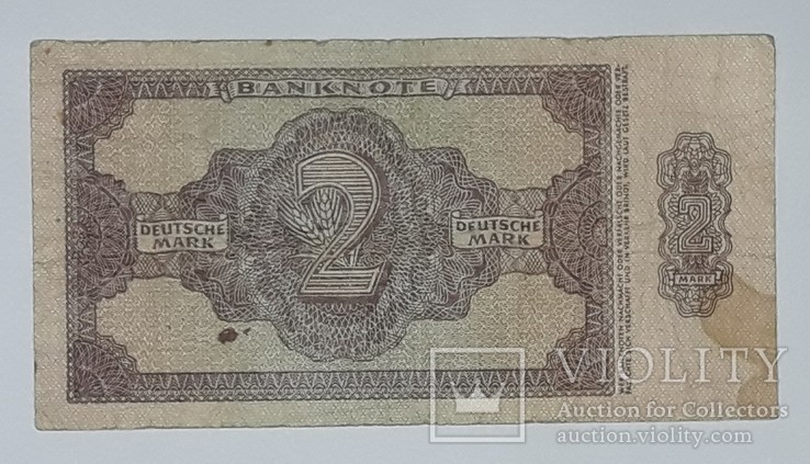 Германия 2 марки 1948 год, фото №3