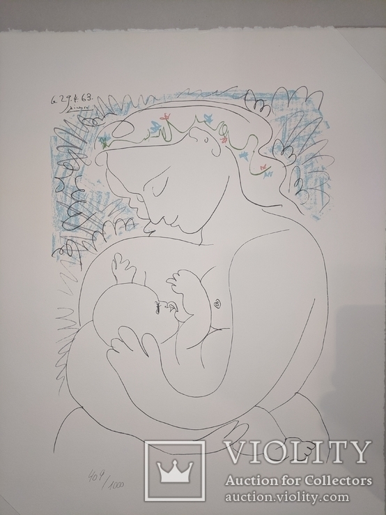 Литография Pablo Picasso Материнство (Maternity), фото №2