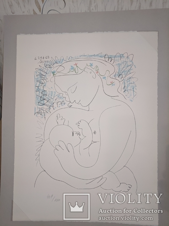 Литография Pablo Picasso Материнство (Maternity), фото №3