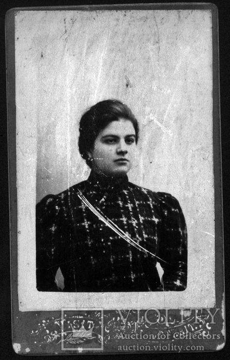 Визит портрет девицы / до 1917 года
