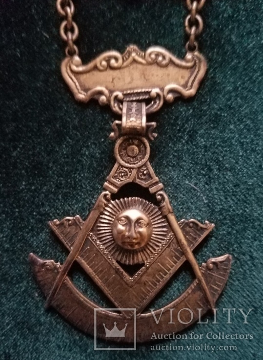 Масонский ритуальный орден знак медаль AG