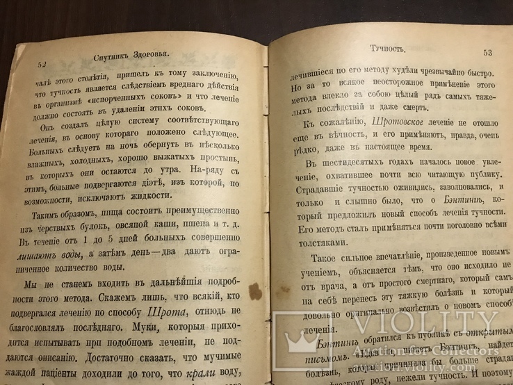 1899 Спутник здоровья Тучность Причины тучности, фото №13