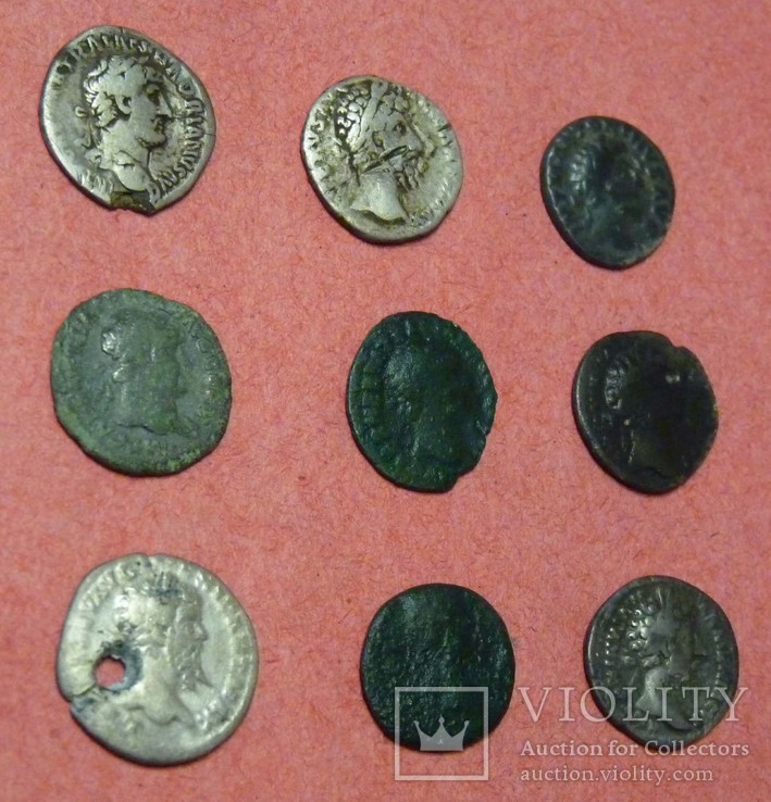 Монеты рима 9 шт, фото №6