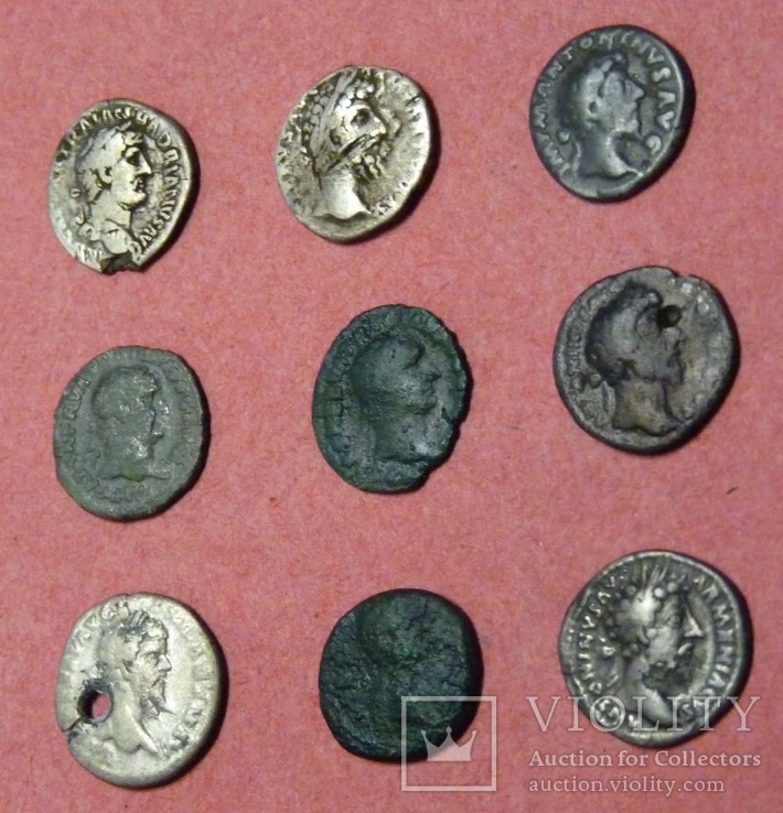 Монеты рима 9 шт, фото №8