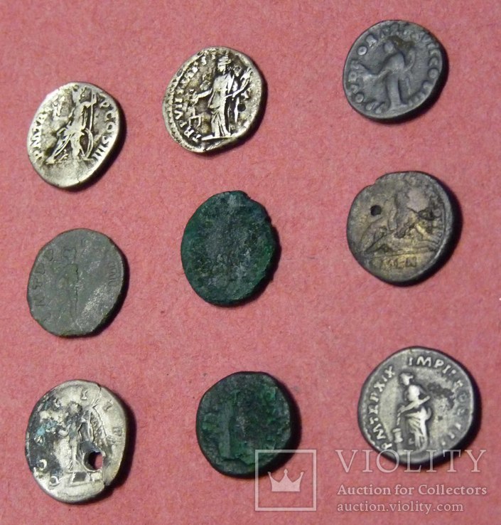 Монеты рима 9 шт, фото №9