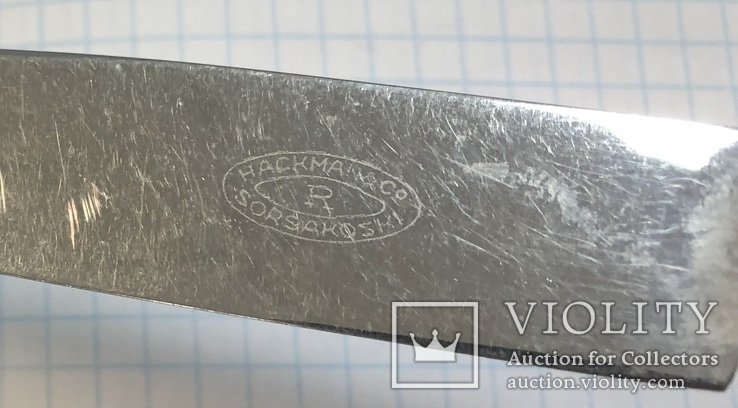 Серебряные ножи 800 пробы - 4 шт., фото №4
