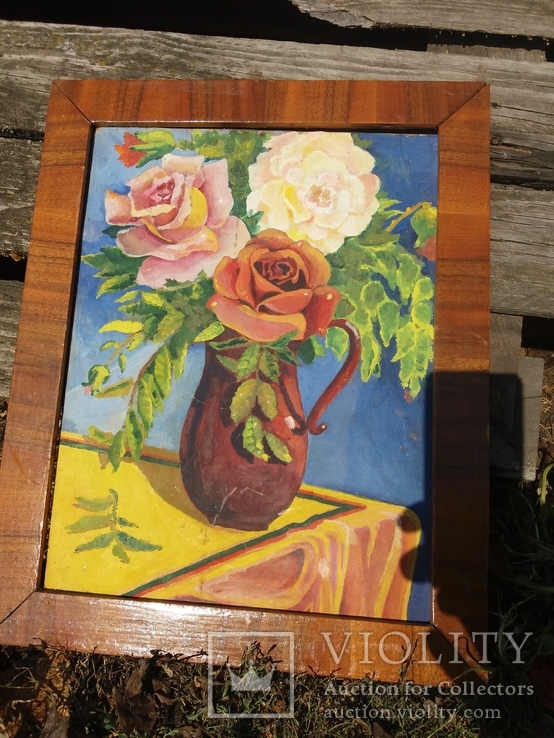 Картина "Розы в букете", фото №5
