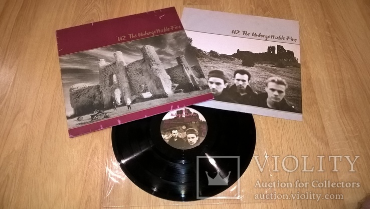 U2 (The Unforgettable Fire) 1984. (LP). 12. Vinyl. Пластинка. Germany., фото №2