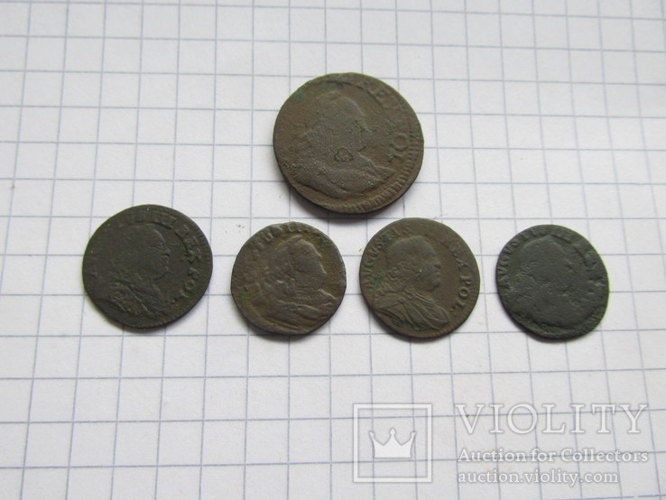 Монети  Август III Толстый, фото №2