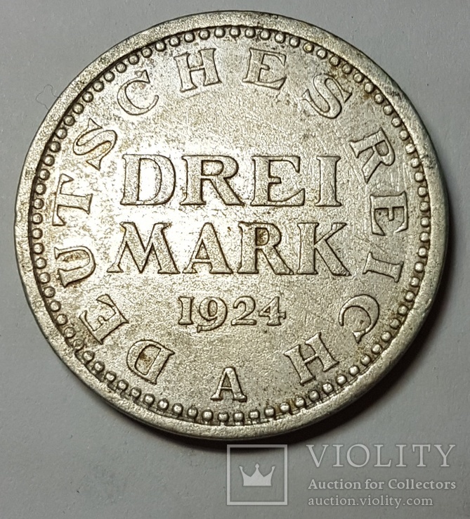 Drei Mark 1924