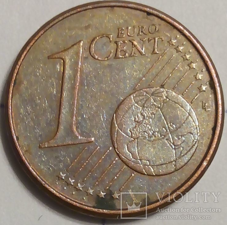 Испания 1 евроцент 2010, фото №3