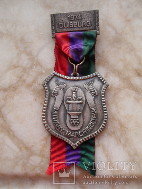 1974 Duisburg,памятная медаль, фото №2