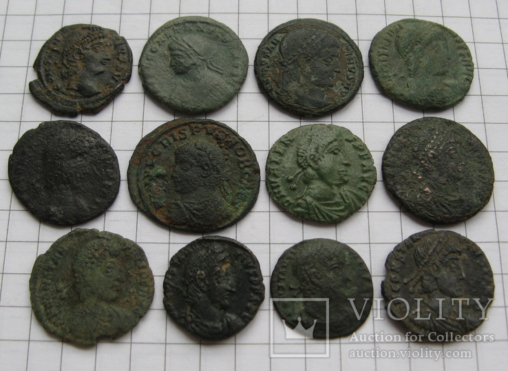 Монеты Римской Империи, 12 штук., фото №2