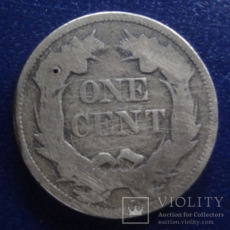 1 цент 1857  США   (Г.1.18)~, фото №3
