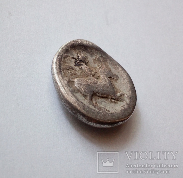  Драхма (серебро), Фессалия, г.Фарсала , 5 - 4 вв.до н.э., фото №5