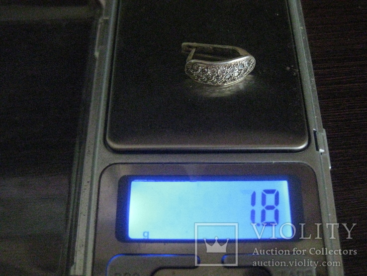 Серьга, серебро 1 шт., 925 проба, 1.8 грамм, фото №6