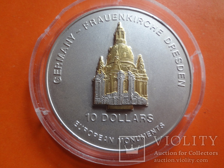 10 долларов 2004 Науру 3 Д Трансформер серебро+позолота  ~, фото №2