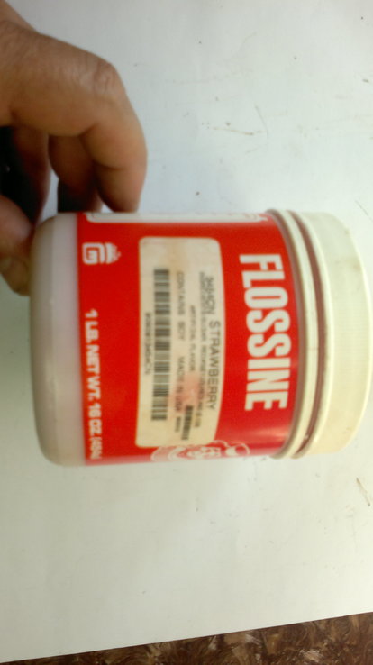 Вкусовая добавка для сахарной ваты клубника Flossine, Gold Medal (США), фото №3
