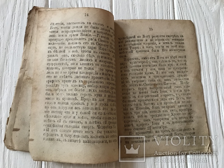 1882 Житие Святого Славного Пророка Божия Ильи с молитвой, фото №8