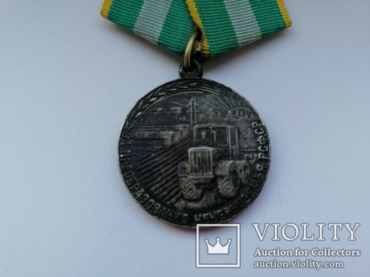 Медаль "За Преобразование Нечерноземья РСФСР ", фото №3