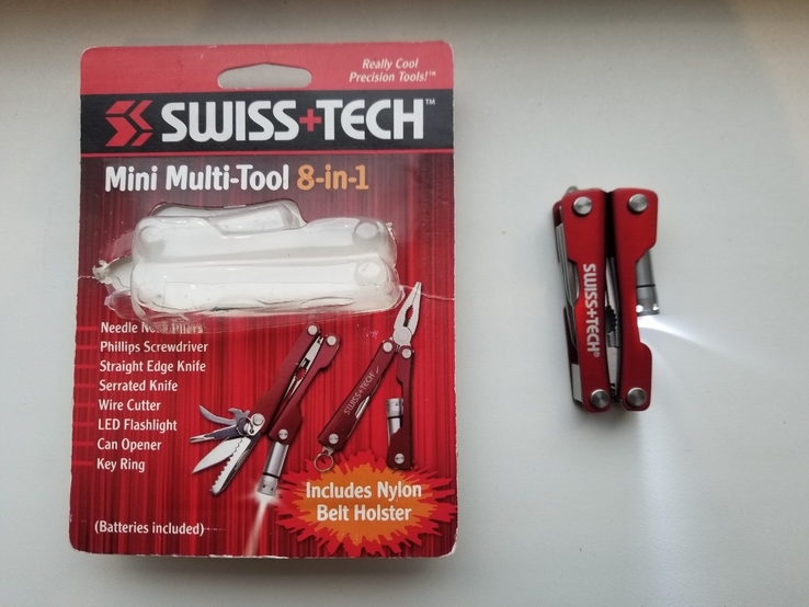 Мультитул Swiss+Tech Mini Multi-Tool 8-in-1 (ST35000ES) + Шагометр Adidas Speed Cell, фото №8