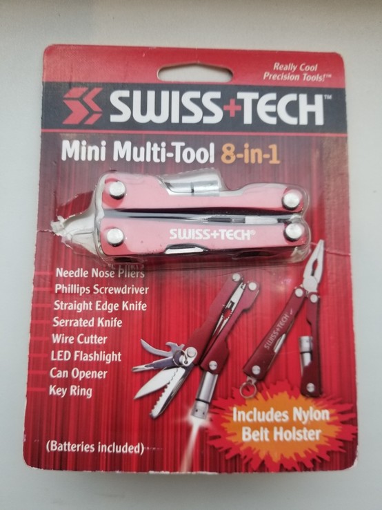 Мультитул Swiss+Tech Mini Multi-Tool 8-in-1 (ST35000ES) + Шагометр Adidas Speed Cell, фото №11