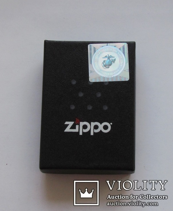 Zippo, United States Sniper with Flag, винтаж, оригинал, США, фото №3