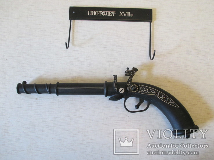 Сувенир "пистолет ХIIIвека" с табличкой, фото №3