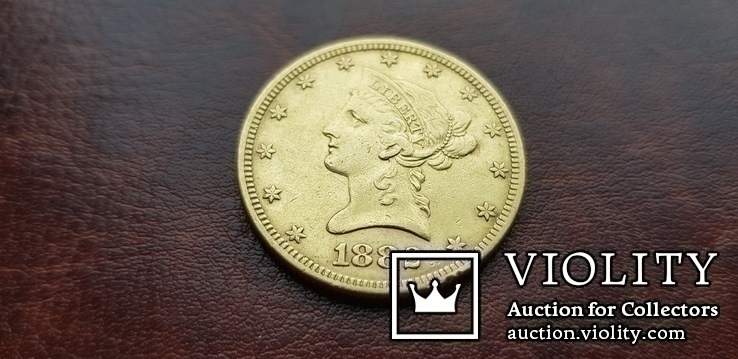 10 долларов 1882 г. Америка. Свобода.