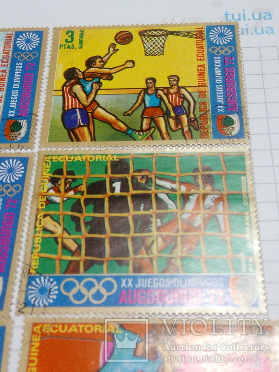7 марок Экваториальной Гвинеи .1972 год.Спорт., фото №4