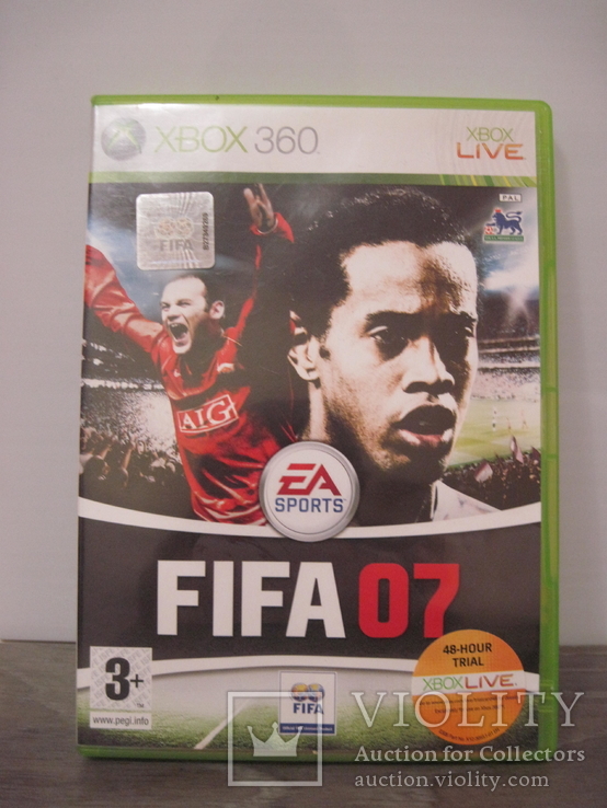 Лицензионный диск XBox 360 - FIFA 07