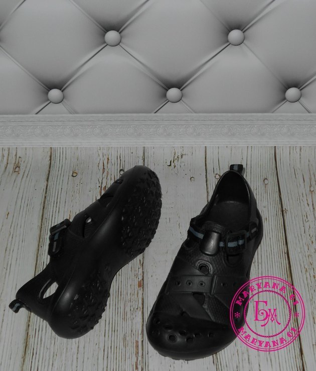 Удобные кроксы, аквашузы Steiner черные 37 размер, фото №12