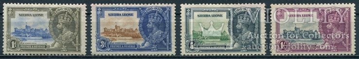 1935 Великобритания колонии Сьерра Леоне 25 лет коронации Георга V серия, фото №2