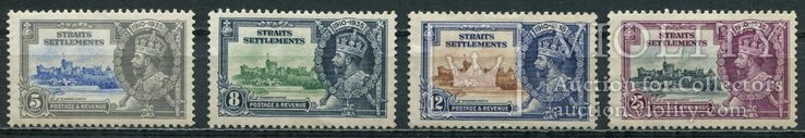 1935 Великобритания колонии Стрейт Сетлментс 25 лет коронации Георга V серия, фото №2