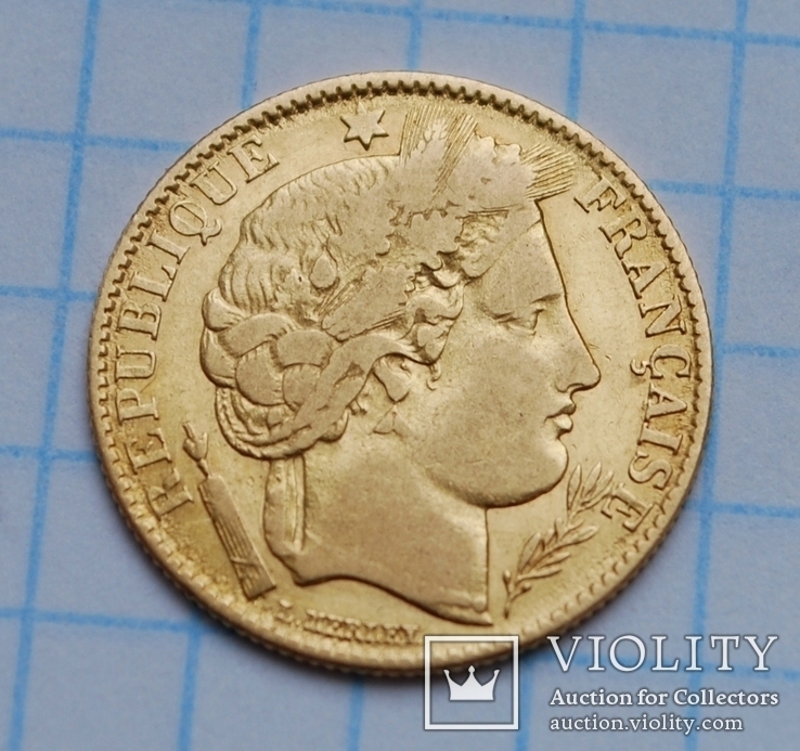 10 франков 1851 года., фото №3