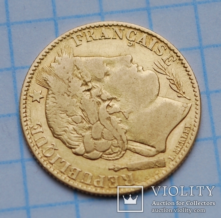 10 франков 1851 года., фото №4